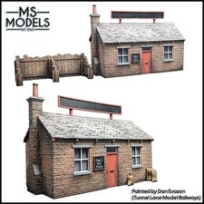 Coal Merchants and Staithes building N/TT/OO/O TT120 Gauge Scale Model Railway