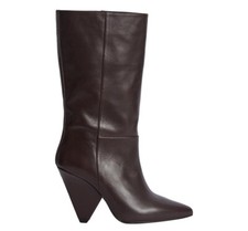 Reiss Women Jax Leather Mid