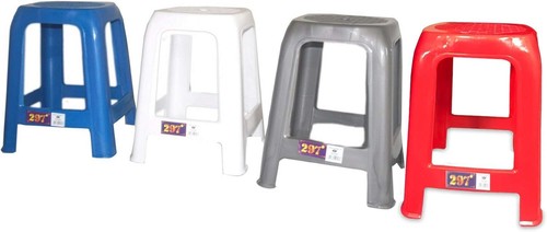 Tall plastic stool - plastic,