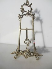 Brass easel picture stand - picture,