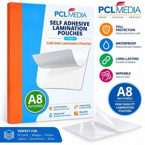 Cold seal laminating - a8,
