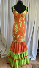 Vintage Spanish Flamenco Dress
