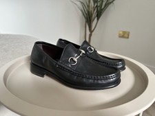 Gucci Mens Black Leather