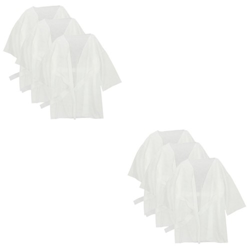 Reusable white bathrobe - reusable,