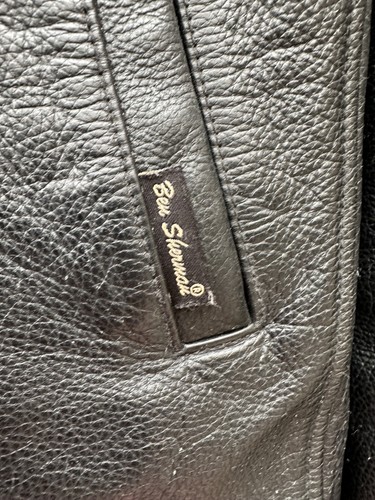 Ben sherman leather jacket - sherman,