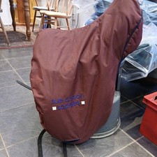 Sue Carson Mono Flap Dressage Saddle 18 Inch Fitted With Flair & saddle cover