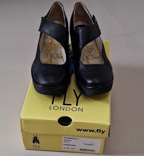 Fly london mousse black - london,