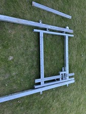 Galvanised steel palisade gate - steel,