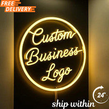 Custom Business Logo Neon