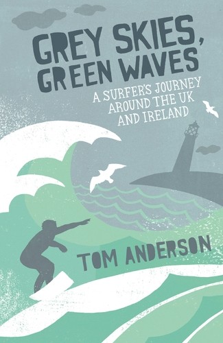 Grey skies green waves - grey, skies,