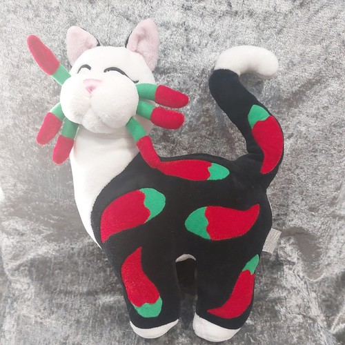 Whimsiclay plush black - plush, red