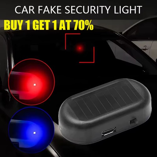 Solar power car led fake - solar,