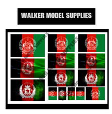 1:35 scale Afghanistan flags