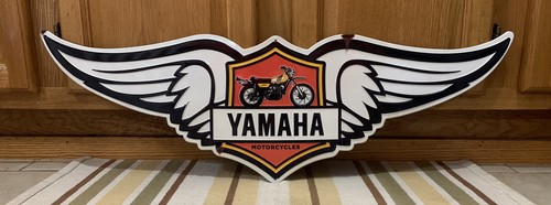 Yamaha motorcycle metal - metal, sign