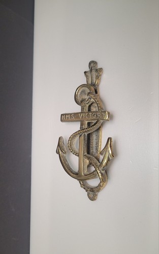 Vintage brass door knocker - vintage,
