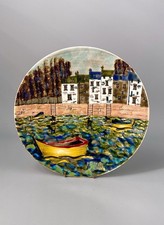 Cobridge Stoneware Mevagissey Harbour Limited Edition Charger Plate 2004