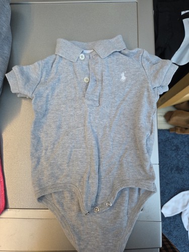 Ralph lauren baby grow grey - lauren,