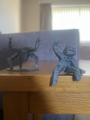 Printed rocky and grace - 3d,