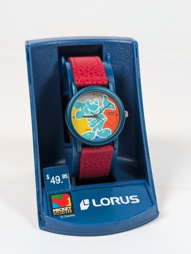 Vtg lorus watch mickey - watch,