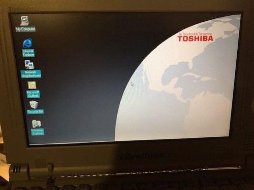Vintage toshiba libretto - toshiba,