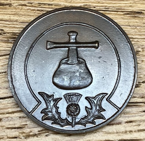 Scottish masonic mark penny - masonic,
