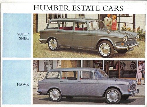 Humber range estate cars - range,