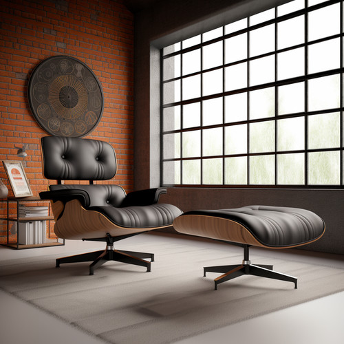 Tall eams lounge chair and - eams,