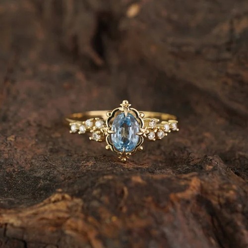 Engagement ring oval cut - ring,