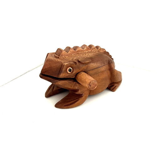 Wooden croaking frog - wooden,