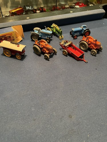 Dinkey toy tractors field - toy,