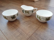 Royal Worcester Hop Mathon Milk Jug & 2 Sugar Bowls