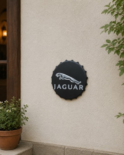 Wall art jaguar sign vintage - art,