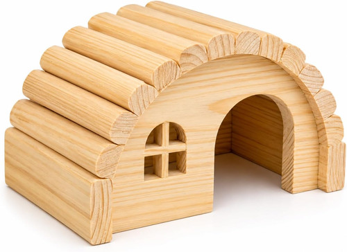 Wooden house for mice hamsters - house,