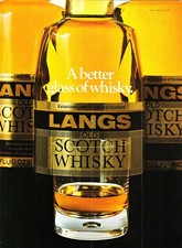 Vintage Advert for 'LANGS' Old
