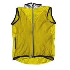 Assos Cycling Vest Men's Yellow Airblock 799 Windstopper Jacket Lightweight 