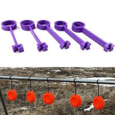 30 PCS ABS Clay Target Holder Purple Clay Target Rack  Shooting Practice Work