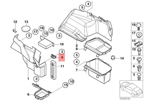 Genuine bmw bracket for hazard - bmw,