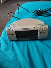 Vintage Clock Radio Sony Dream Machine ICF-C470L Dual Alarm Clock  FM/MW/LW