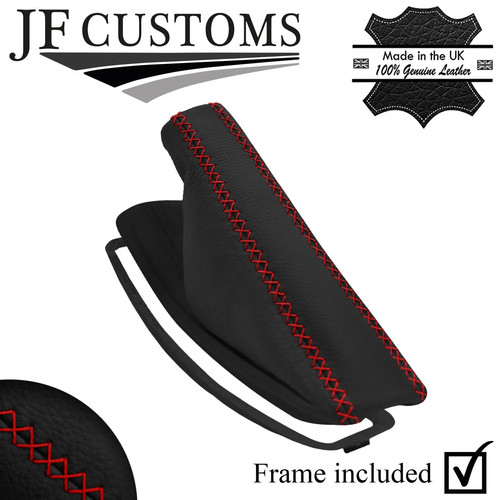 Dark red lux stitch - dark, leather