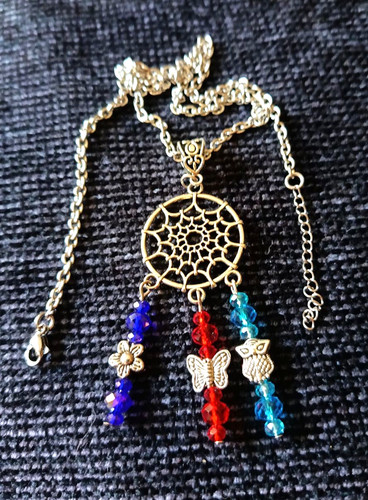 Dream catcher pendant - catcher, +