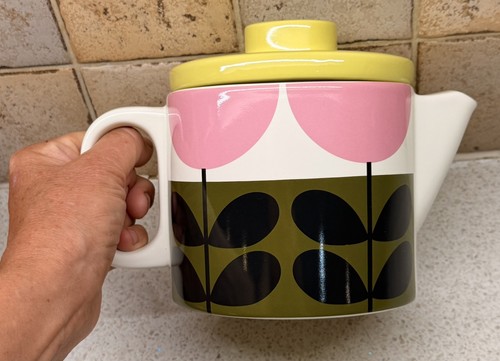 Orla kiely large teapot retro - teapot,