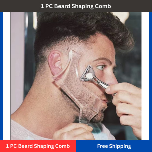 Beard styling shaping - styling, template