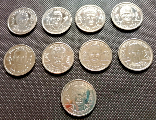 Medals from the sainsburys - 9,