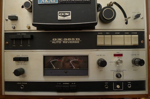Vintage akai 365d auto - gx-365d,