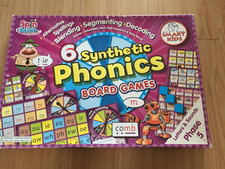 Smart Kids 6 Synthetic Phonics Board Games Letters and Sounds Phase 5