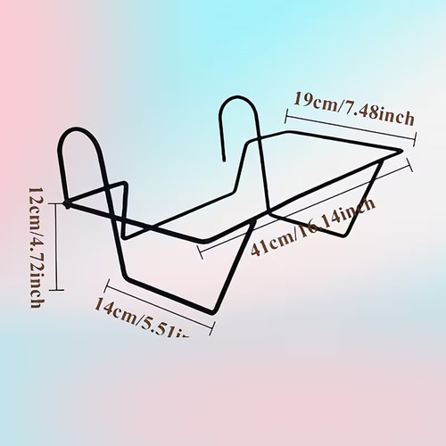 Wire metal hanger planters - metal,