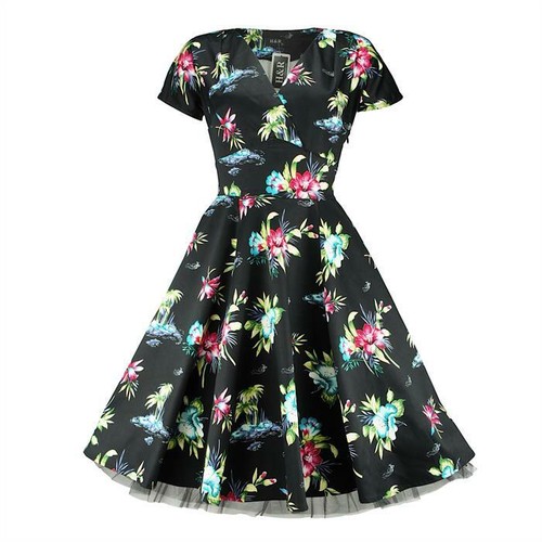 Black rockabilly tiki - rockabilly,