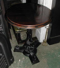 Victorian cast iron table with