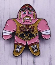 Hulk Hogan Blow Up Doll Hulkmania Metal Enamel Pin Badge