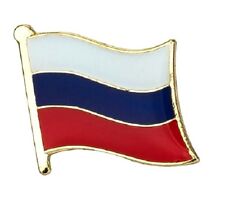 Russian Flag Badge Russia Enamel Pin Metal Lapel 
